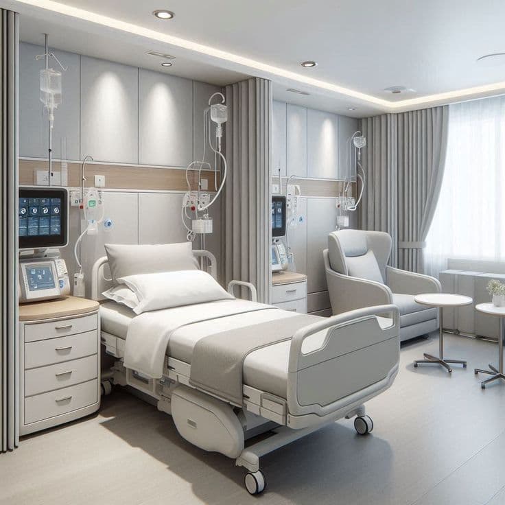 Patient Rooms & Corridors
