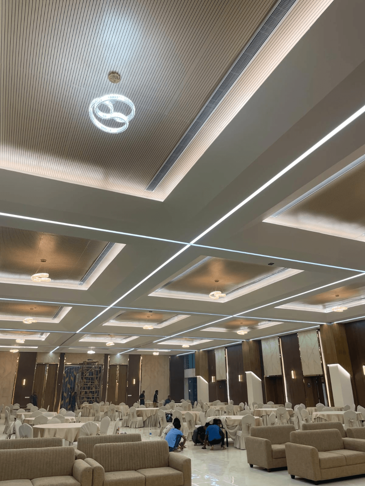 Hall Room Lighting Installation